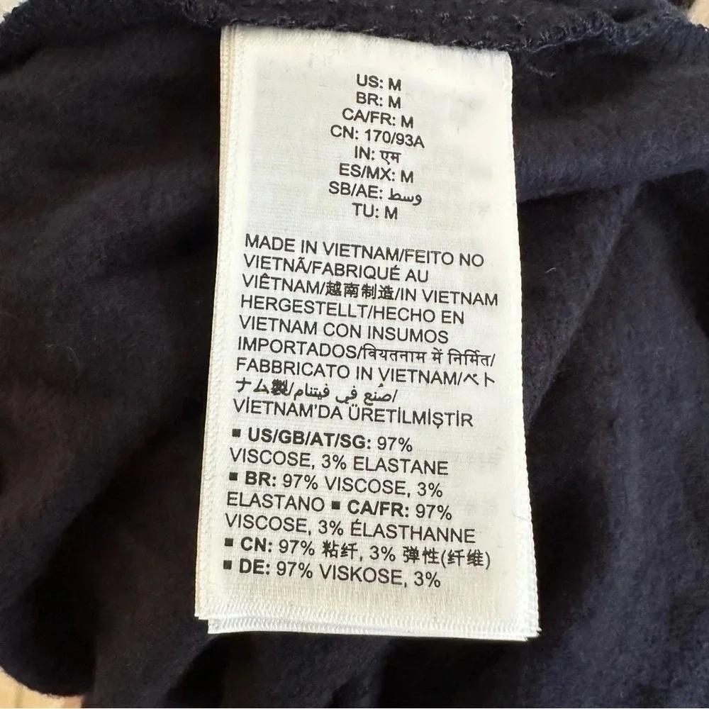 NWT Daily Ritual Womens Medium Navy Blue Knit Shorts Romper Tank New Stretchy M - Picture 5 of 5